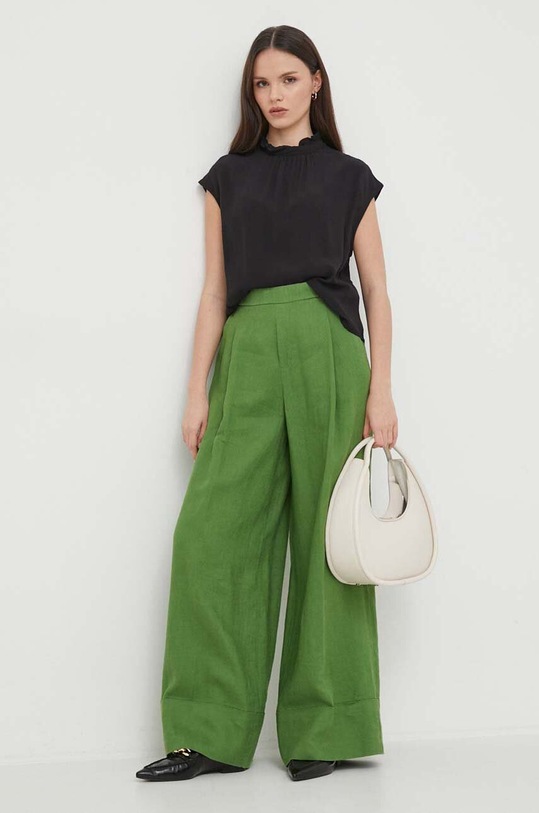 United Colors of Benetton bluzka 53A0DQ075 czarny SS24