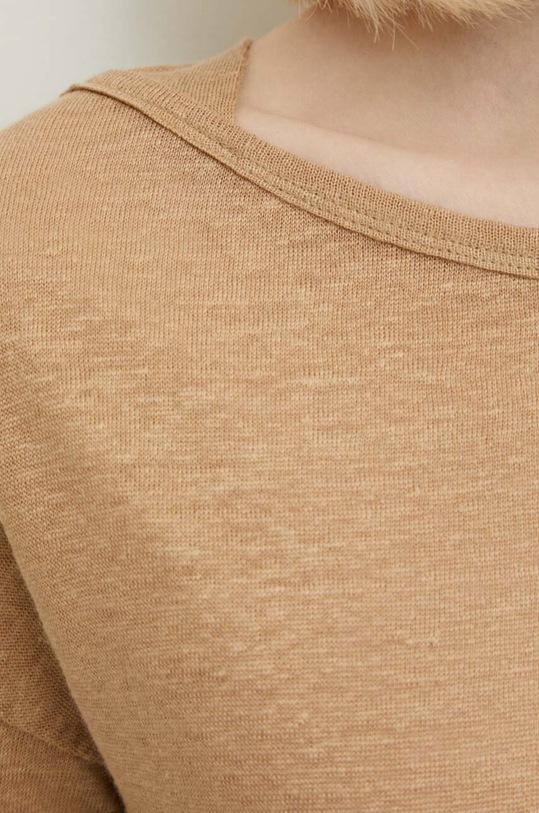 United Colors of Benetton pulover din in 3KGQE16B0 bej