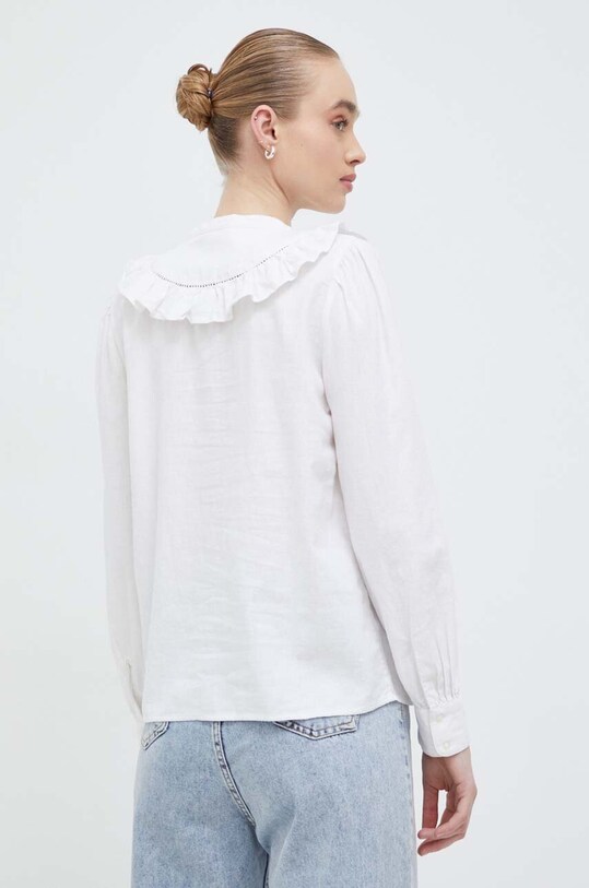 Oblečenie Ľanová košeľa Levi's A7356 biela