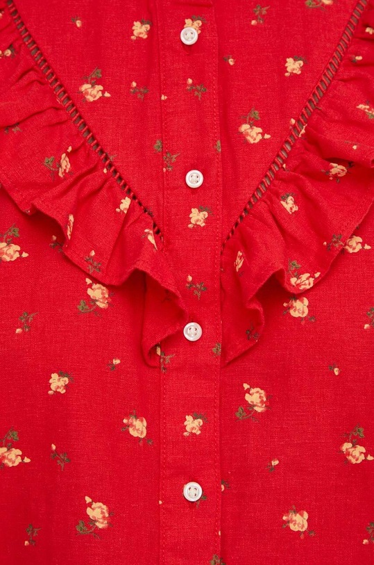 Lanena košulja Levi's A7356 crvena