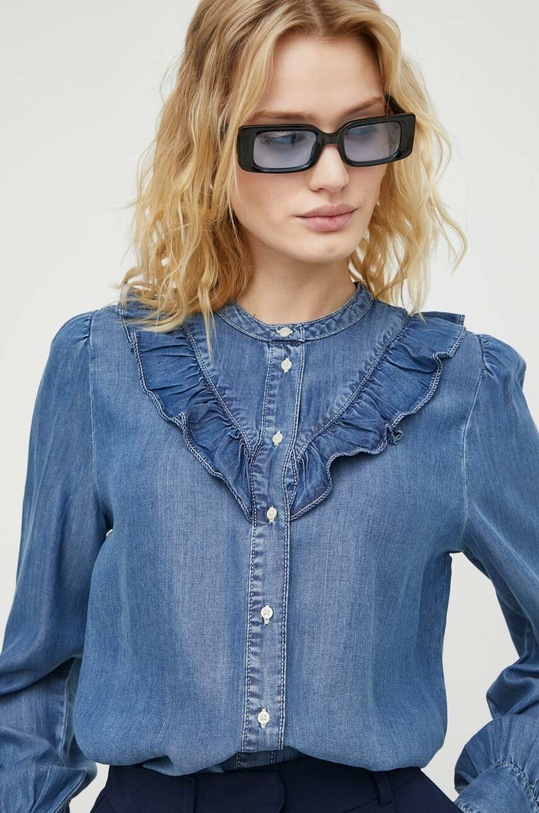 Levi's camasa jeans A8431 albastru