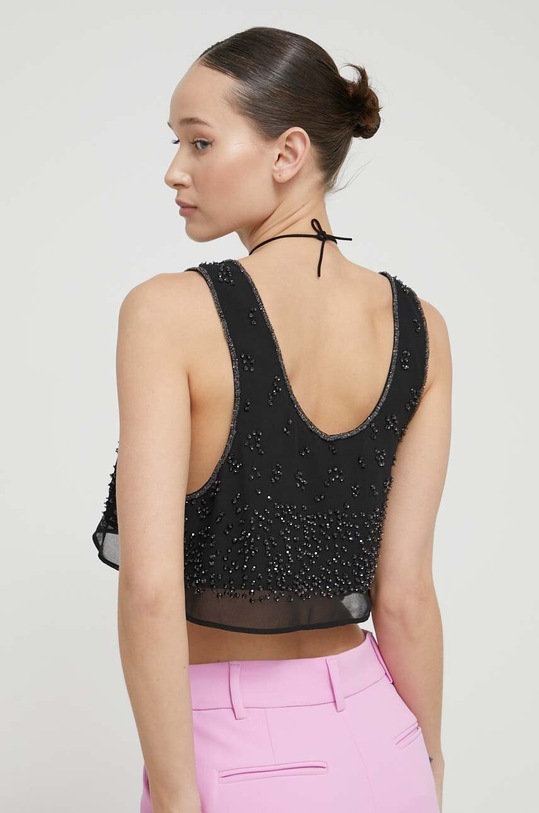 Odzież Blugirl Blumarine top RA4084.T3854 czarny