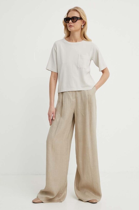 Max Mara Leisure tricou 2416361048600 bej SS24