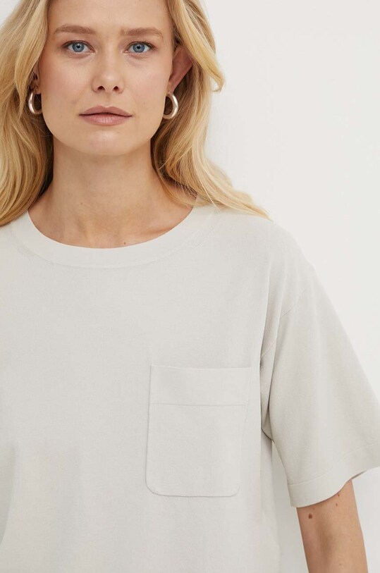 Majica kratkih rukava Max Mara Leisure bež 2416361048600
