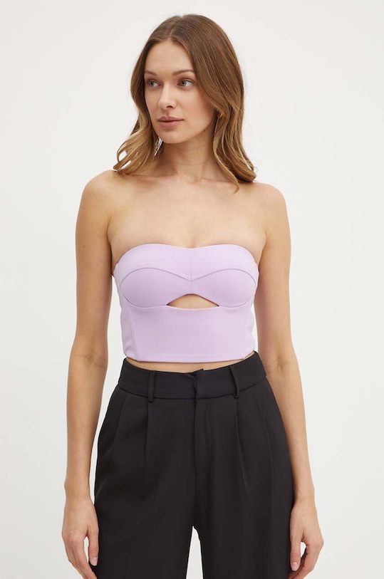 Patrizia Pepe top fioletowy 2C1545.A049