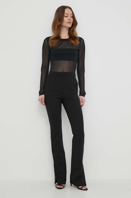 Sisley bluza 3T8DL104W negru SS24