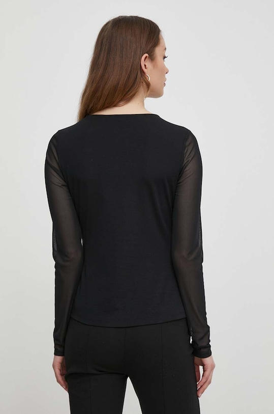 Îmbrăcăminte Sisley bluza 3T8DL104W negru