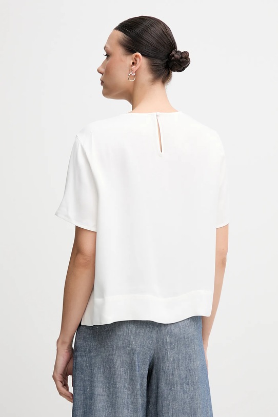 Îmbrăcăminte Sisley bluza 52BZLQ075 alb