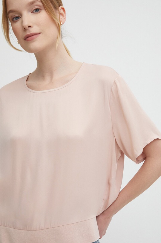 Sisley bluzka różowy 52BZLQ075