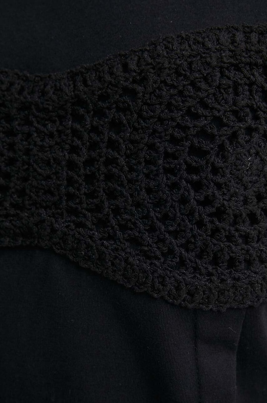 Sisley tricou din bumbac 3AIRL1053 negru