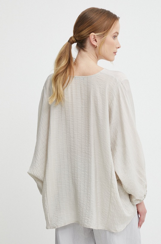 Odzież Sisley koszula 5OBLLQ06Y beżowy