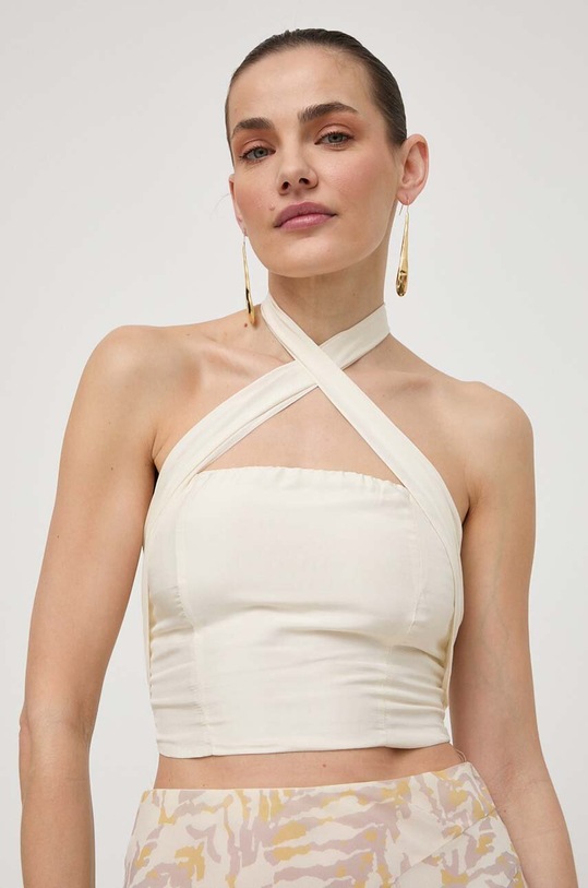 Patrizia Pepe top casual beżowy 2C1541.A057