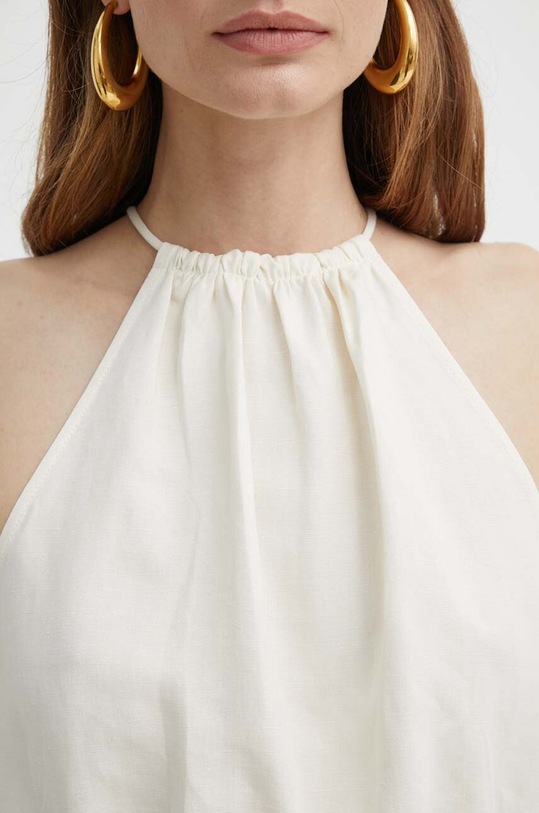 Patrizia Pepe top con aggiunta di lino 2C1552.A052