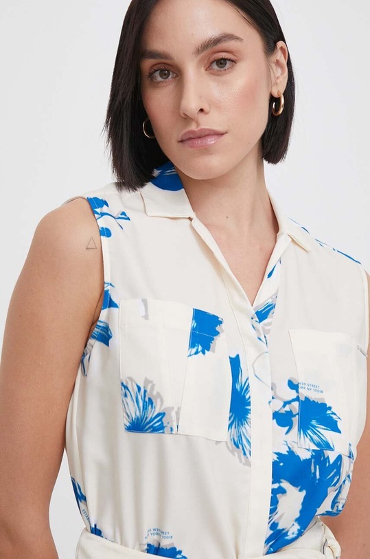 Calvin Klein koszula regular żółty K20K207031