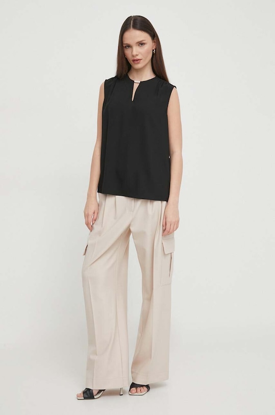 Calvin Klein bluză K20K207063 negru SS24