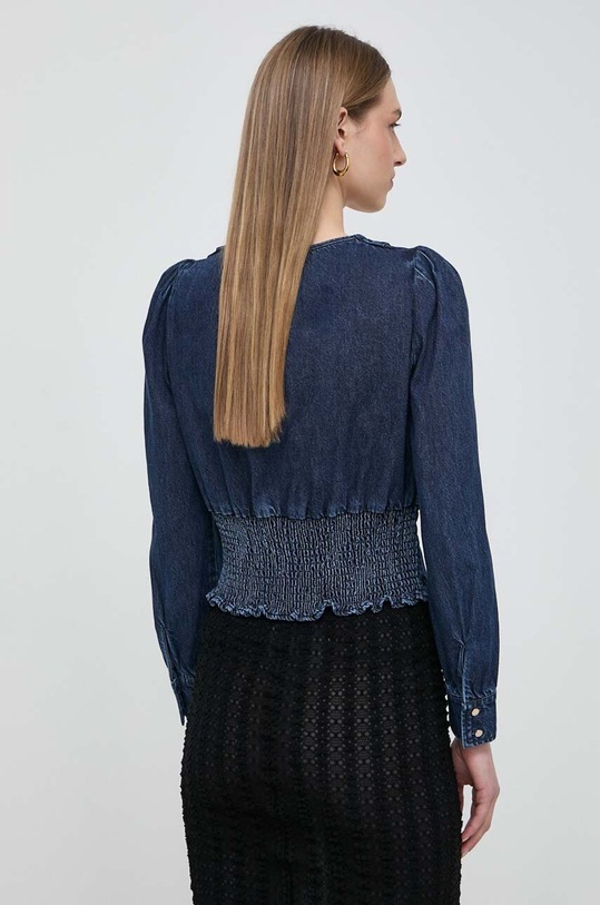 Îmbrăcăminte Morgan camasa jeans OTAME.BRUT bleumarin