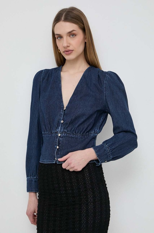 Morgan camasa jeans bleumarin OTAME.BRUT
