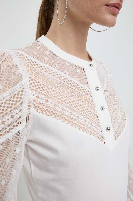 Morgan bluzka TSOFIE beżowy TSOFIE.OFF.WHITE