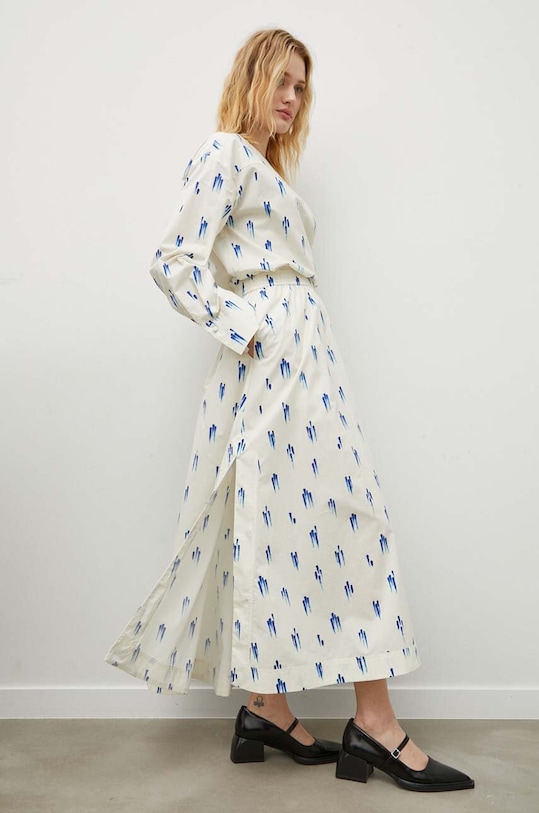 Хлопковая блузка Lovechild 24.2.701.2031 бежевый SS24