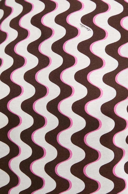 Marella t-shirt bawełniany 2413941022200 brązowy