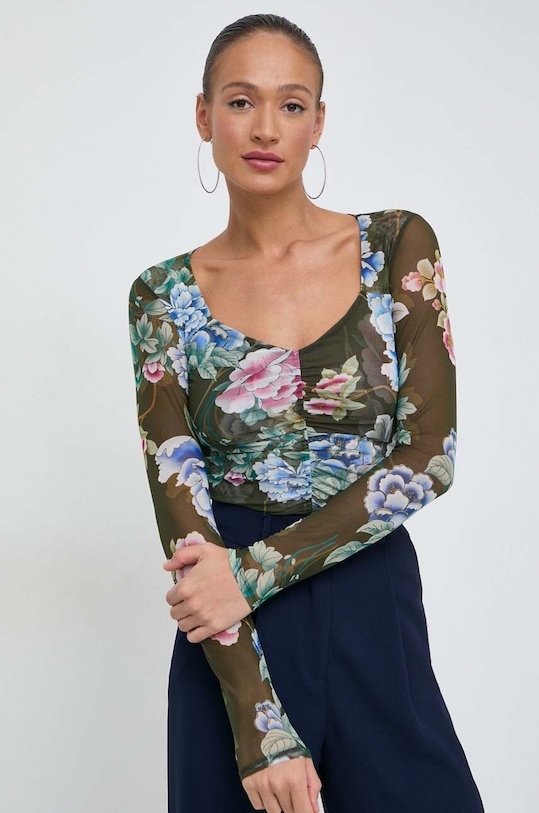 Blúzka Guess REYLA W4GP24.KBAH2 zelená SS24