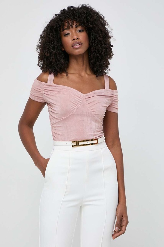 Блузка Guess EMILY casual розовый W4GP17.KBEM0