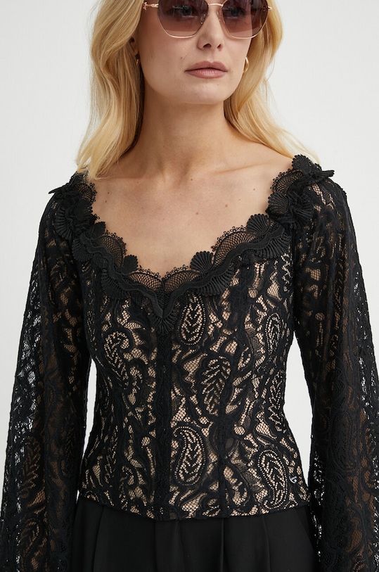 Guess bluzka CAROL czarny W4GP05.KC760