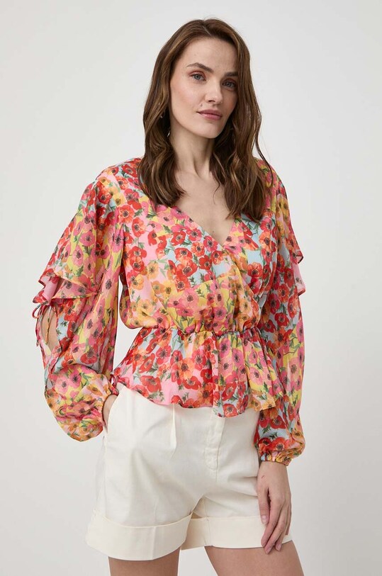 Блузка Guess SASKIKA длинный оранжевый W4GH82.WCWF2