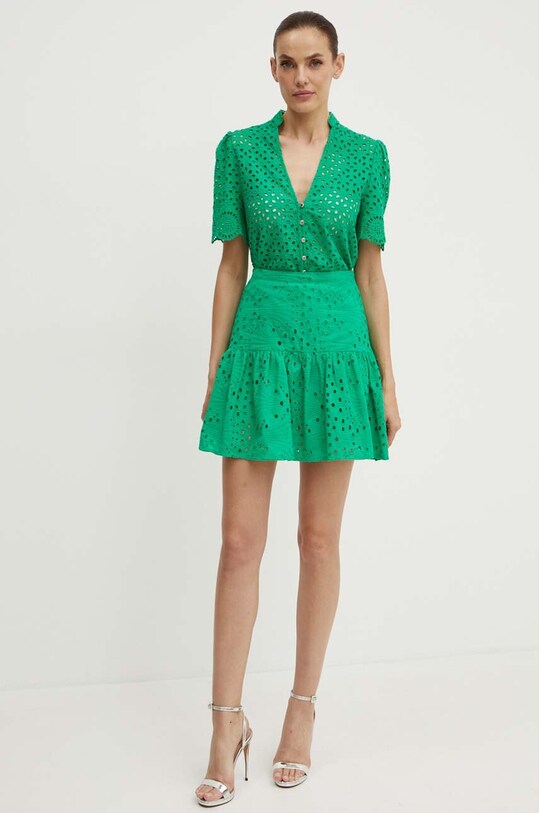 Morgan koszula bawełniana CFLAM CFLAM.MOUSSE zielony SS24