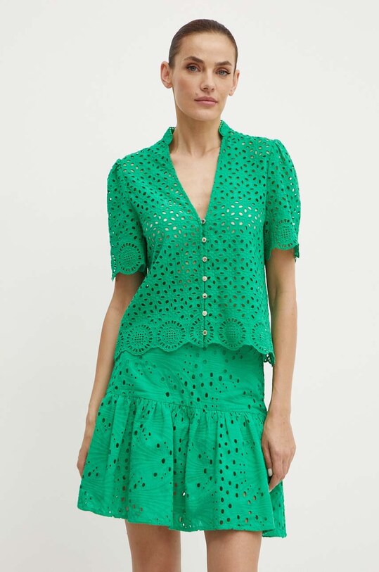 Morgan koszula bawełniana CFLAM zielony CFLAM.MOUSSE