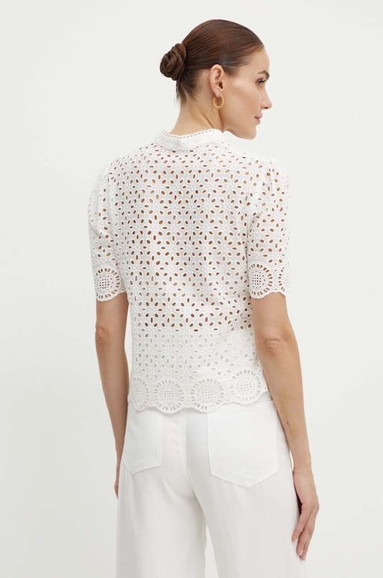 Ruházat Morgan pamut ing CFLAM CFLAM.OFF.WHITE fehér