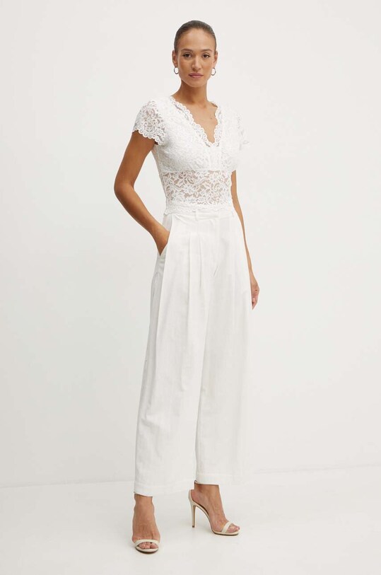 Morgan bluza DANSA DANSA.OFF.WHITE alb SS24