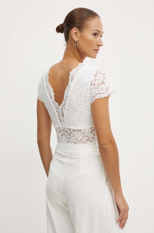 Îmbrăcăminte Morgan bluza DANSA DANSA.OFF.WHITE alb