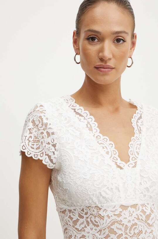 Morgan bluza DANSA alb DANSA.OFF.WHITE