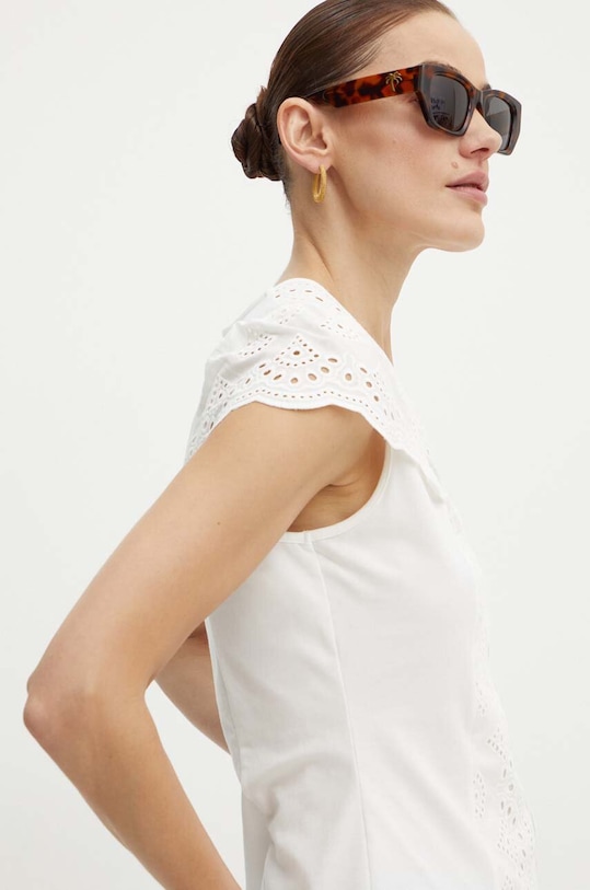 Morgan t-shirt DOLINE fehér DOLINE.OFF.WHITE