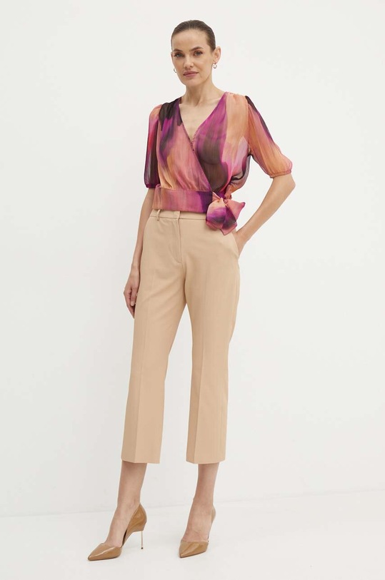 Košile Morgan OLULU.F OLULU.F.MULTICO fialová SS24