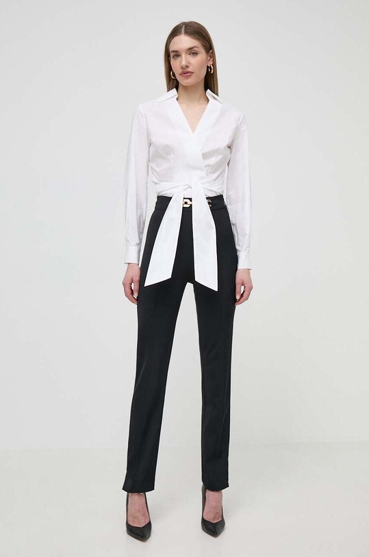 Βαμβακερή μπλούζα Marciano Guess CORINNE 4GGH04.9869Z λευκό SS24