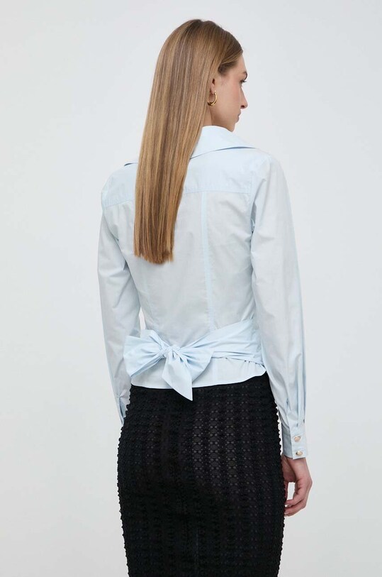 Odzież Marciano Guess bluzka bawełniana CORINNE 4GGH04.9869Z niebieski