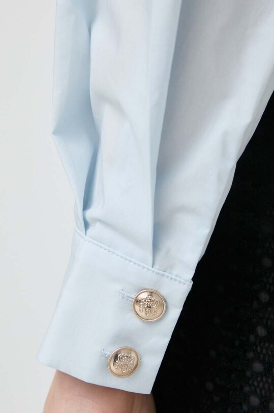 Marciano Guess bluzka bawełniana CORINNE 4GGH04.9869Z niebieski