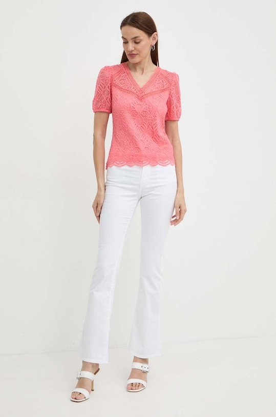 Morgan bluzka DOULI DOULI.CORAIL różowy SS24