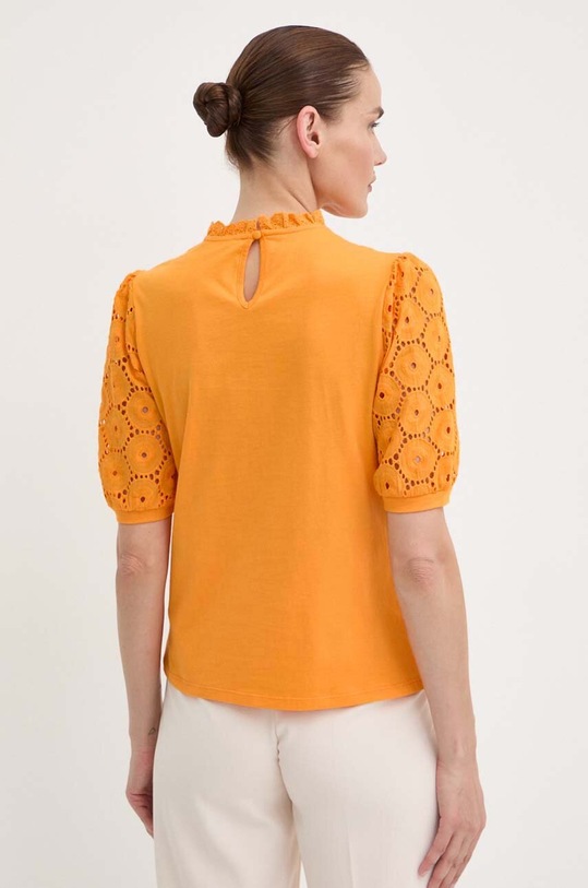 Odzież Morgan bluzka bawełniana DULIE DULIE.MANGUE pomarańczowy