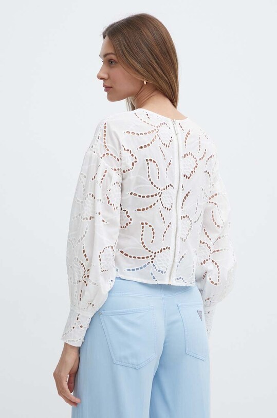Одяг Бавовняна блузка Morgan OSIA OSIA.OFF.WHITE білий