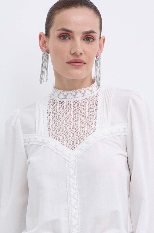 Μπλουζάκι Morgan TRIL TRIL μπεζ TRIL.OFF.WHITE