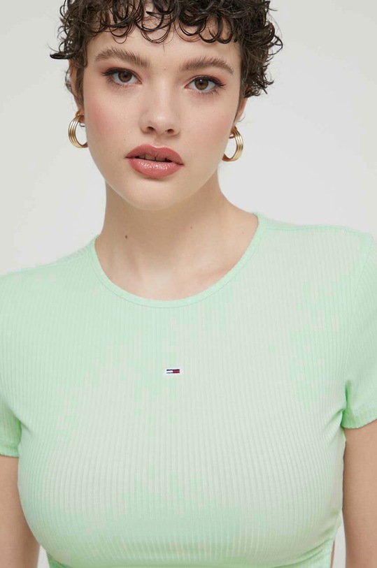 Tommy Jeans tricou verde DW0DW17902