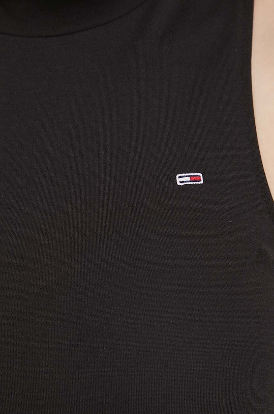Топ Tommy Jeans DW0DW17985 черен