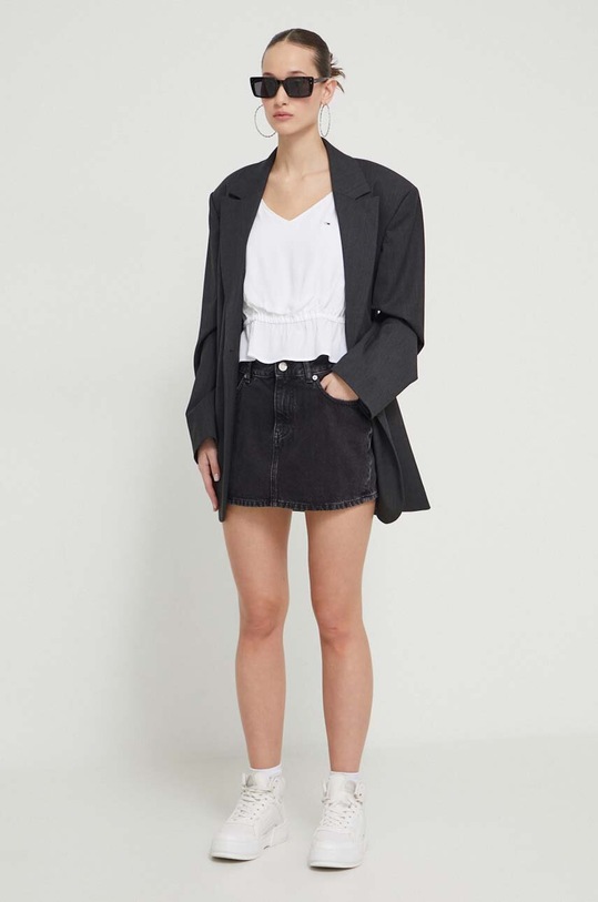 Блузка Tommy Jeans DW0DW17802 белый SS24
