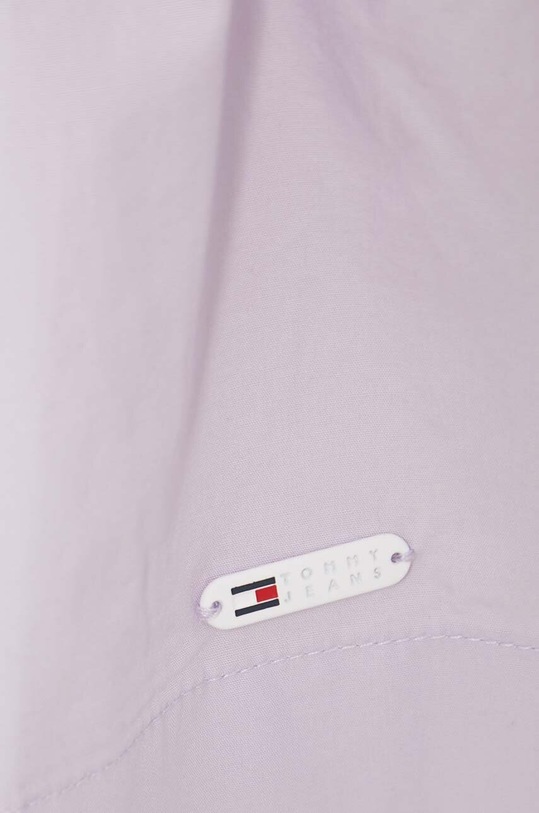 Bavlněná halenka Tommy Jeans DW0DW17806 fialová