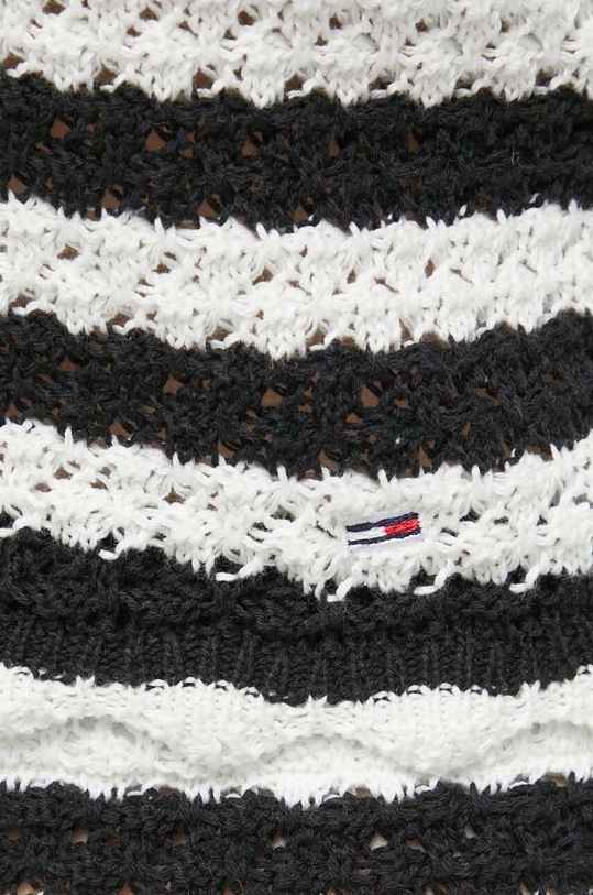 Bavlněný top Tommy Jeans DW0DW17757 černá