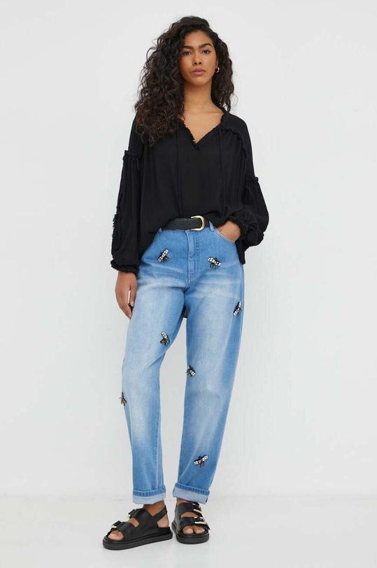 MUNTHE camicetta 1007.24223 nero SS24