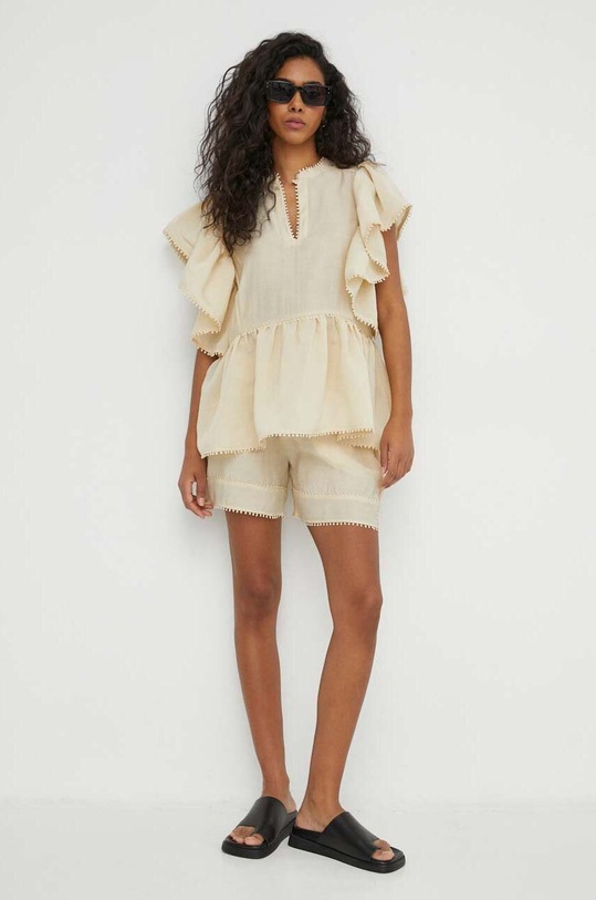 MUNTHE bluzka 1016.24232 beżowy SS24